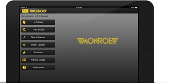 MONROE SHOCKS & STRUTS: Monroe® Mobile App